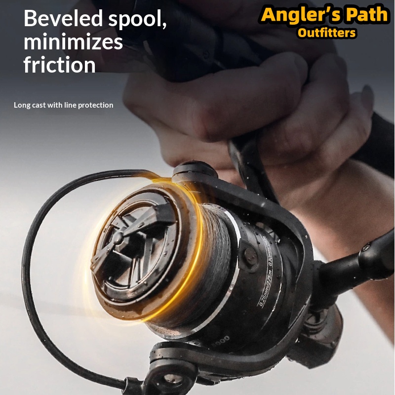 Ice Fishing Line - Handing M1Pro Spinning Reel, soepele metalen