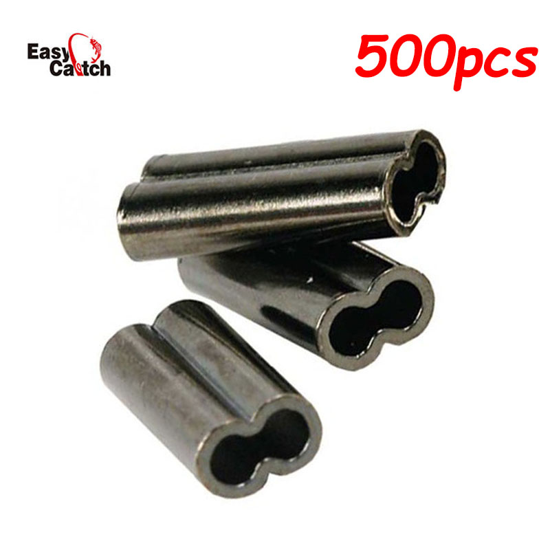 Monofilament Line - 500 Stks/partij Koperen Vissen Crimp Mouwen