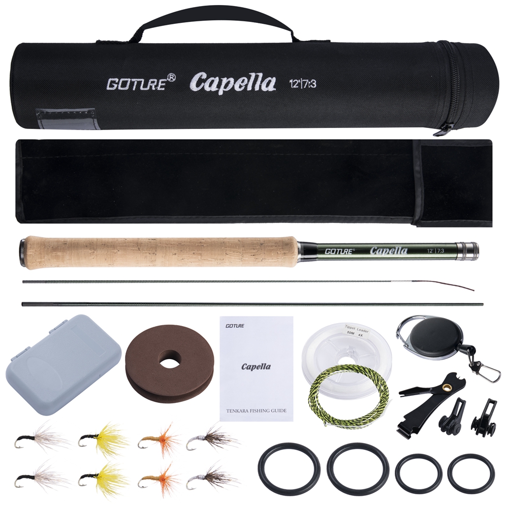 Saltwater Line - Goture Tenkara Fly Hengel Combo 3.6m