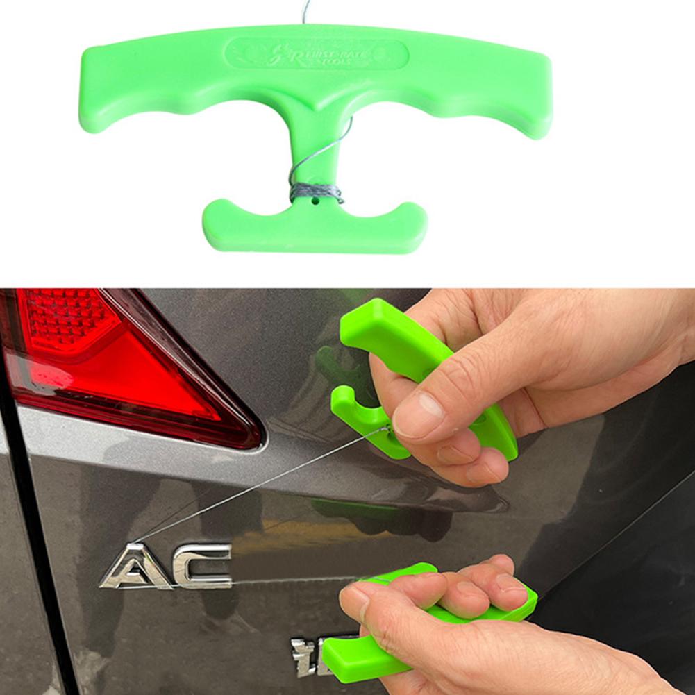 Monofilament Line - Professionele auto-embleemverwijderingsset met vislijn & handgrepen,
