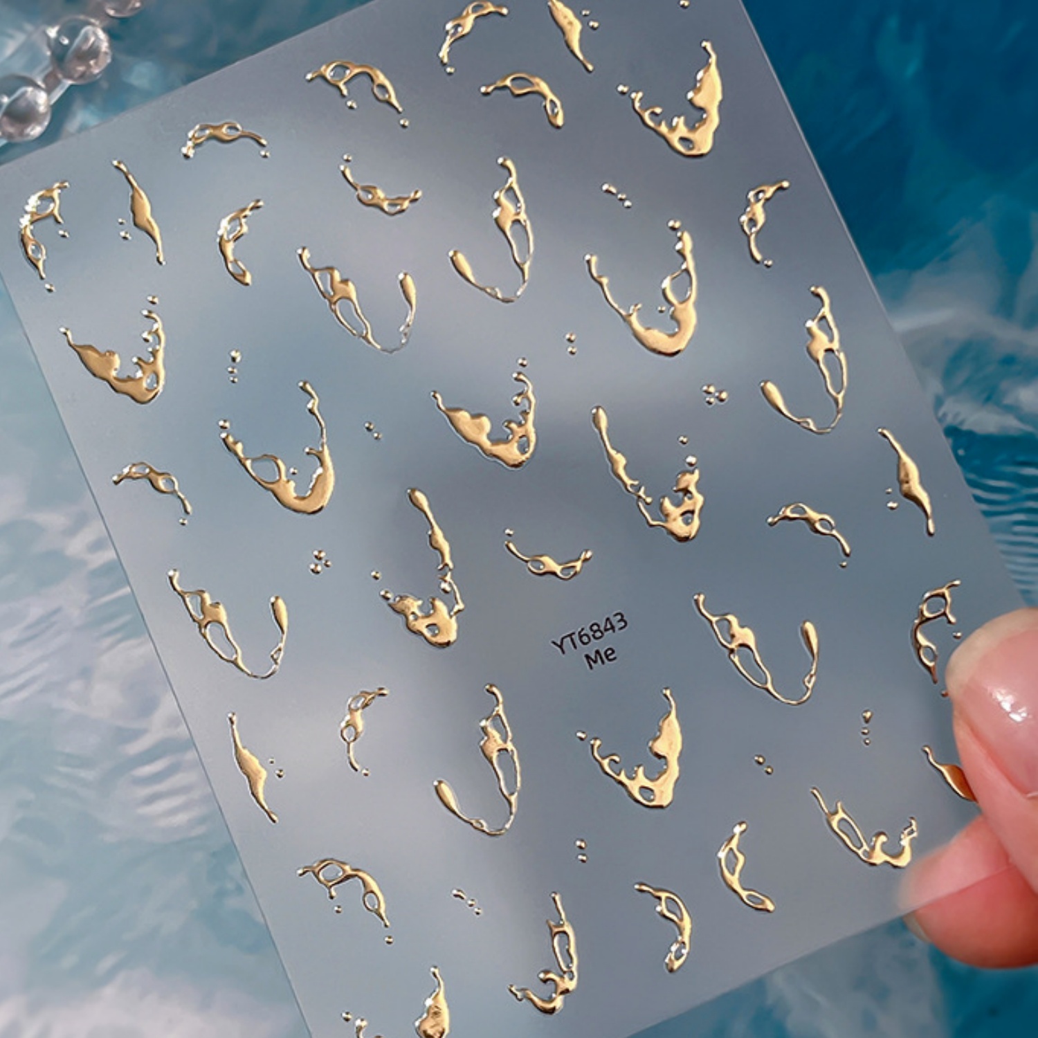 Gouden Folie Water Splash 5D N - Freshwater Line recensie en prijs