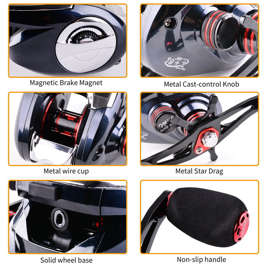 8.0:1 19 + 1BB Reel Fishing Li - Freshwater Line recensie en prijs