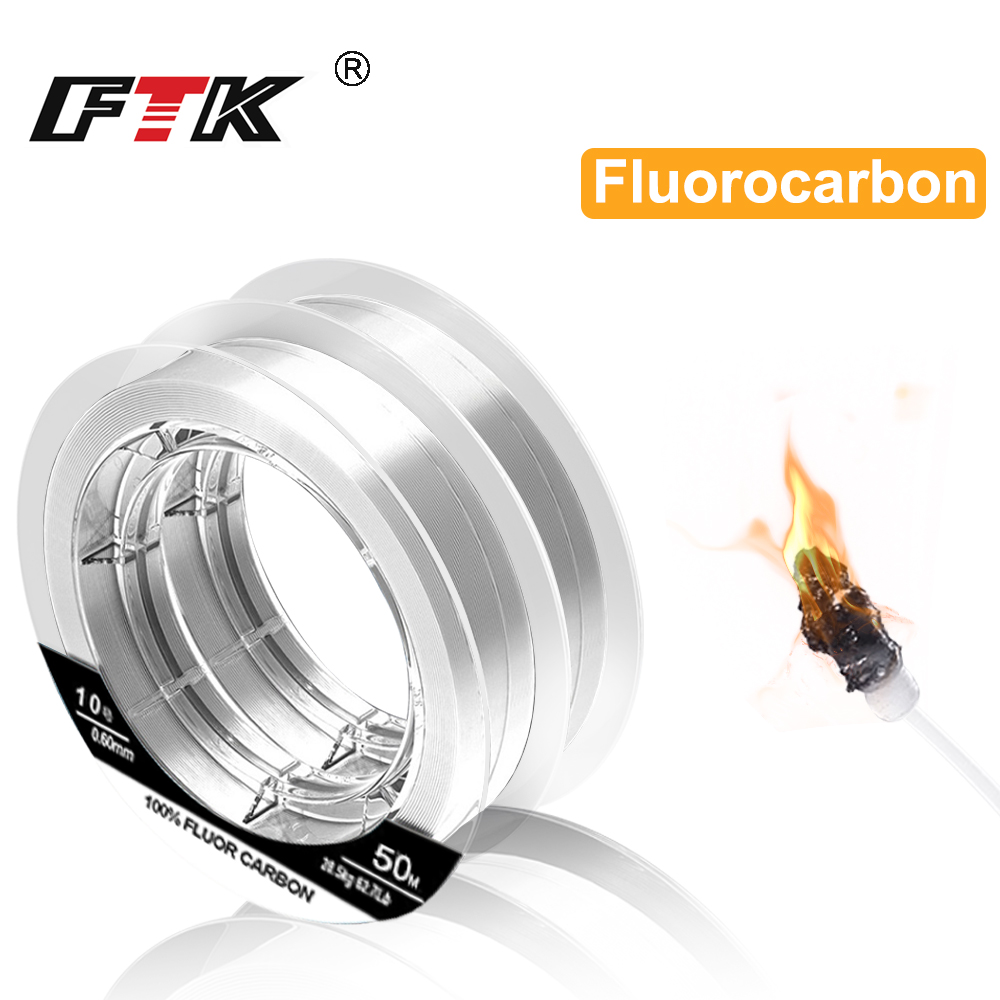 100% Koolstofvezel Vislijn 50M - Fluorocarbon Line recensie en prijs