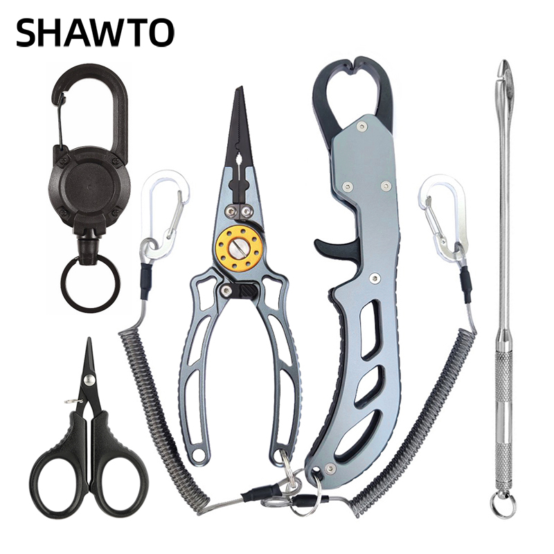 Shawto 20cm Aluminium Vis Tang - Saltwater Line recensie en prijs