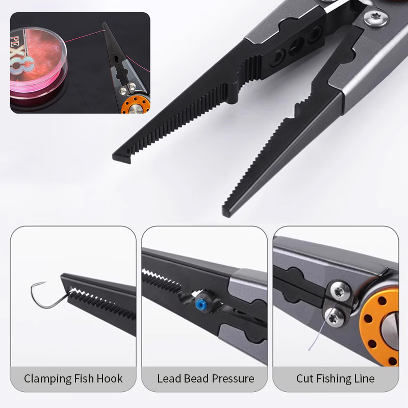 Shawto 20cm Aluminium Vis Tang - Saltwater Line recensie en prijs