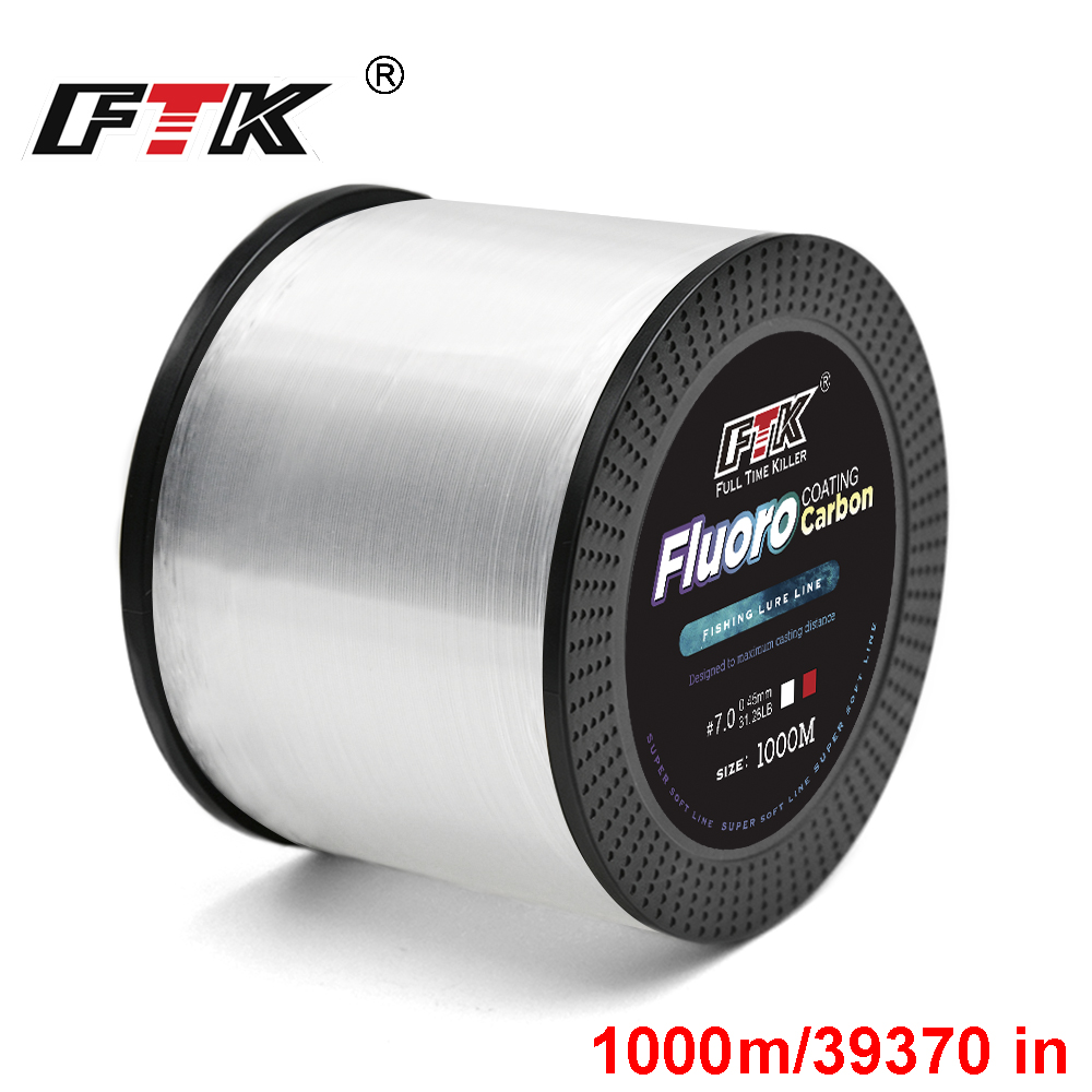 FTK 1000M Nylon Vislijn Super  - Fluorocarbon Line recensie en prijs